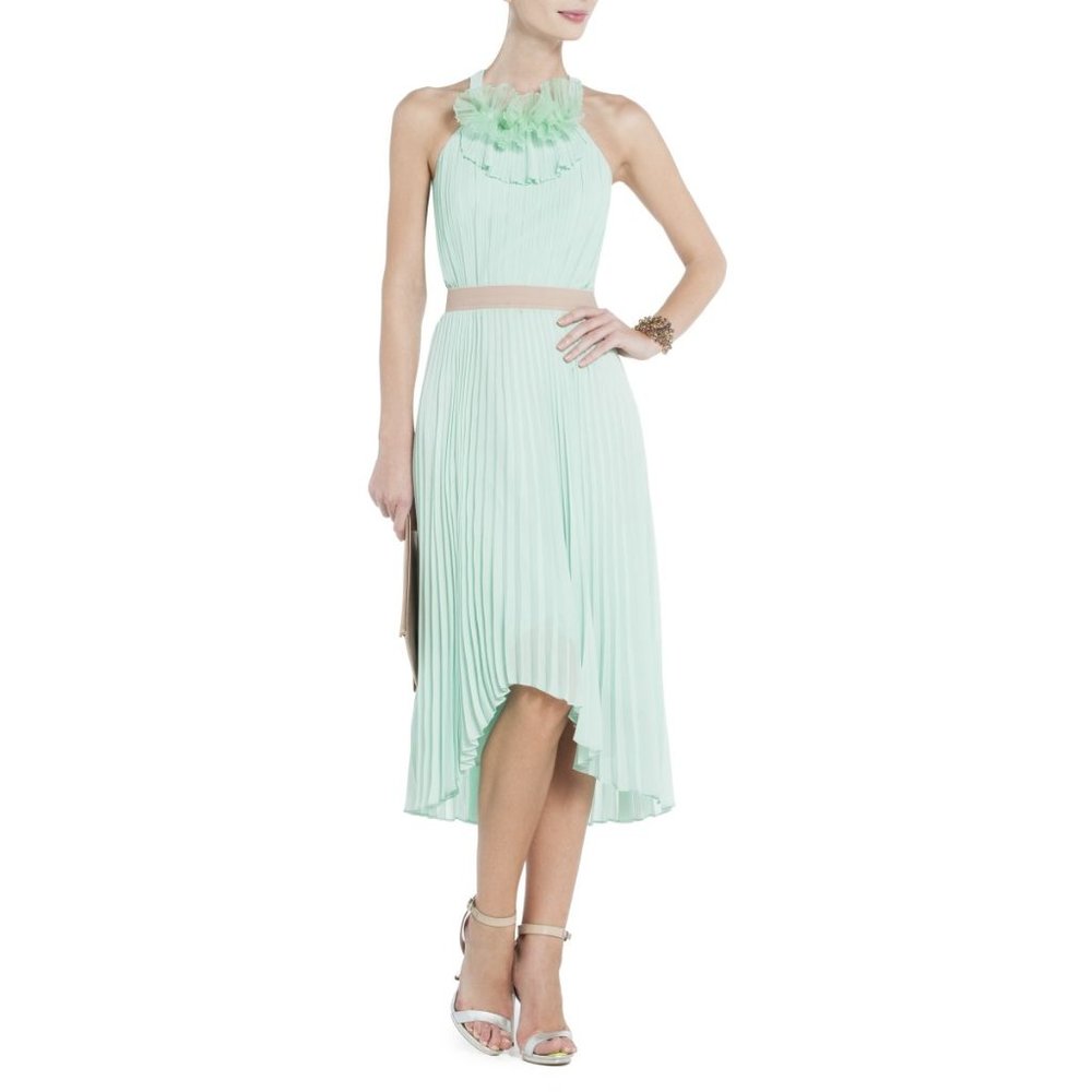 BCBG Louisa Green High Low Dress